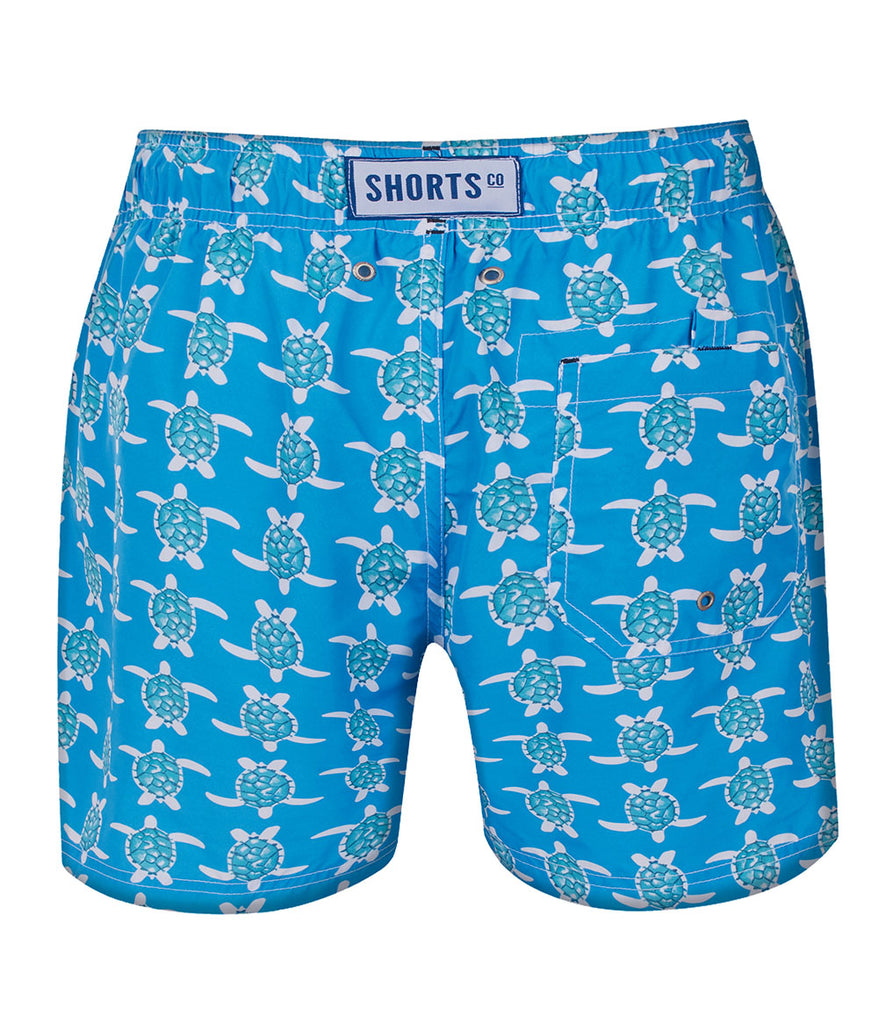 RIO CUT SHORTS ULTRALIGHT BLUE TURTLE